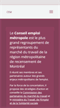 Mobile Screenshot of emploi-metropole.org