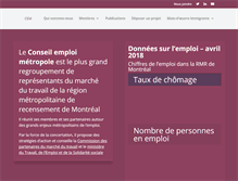 Tablet Screenshot of emploi-metropole.org